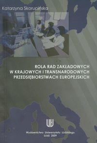 Rola rad zakładowych w krajowych i transnarodowych