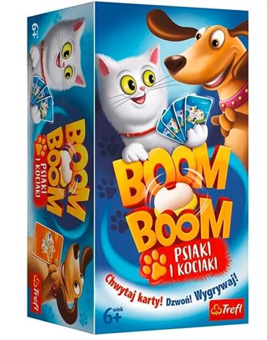 Boom Boom Psiaki i Kociaki, gra planszowa, Trefl