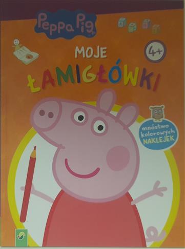 Peppa pig moje łamigłowki 4+