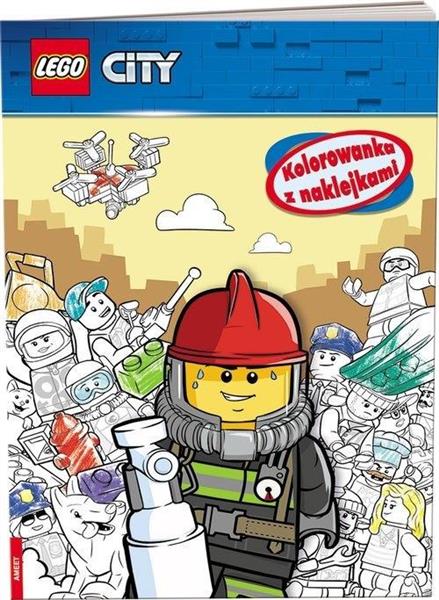 LEGO CITY. KOLOROWANKA Z NAKLEJKAMI