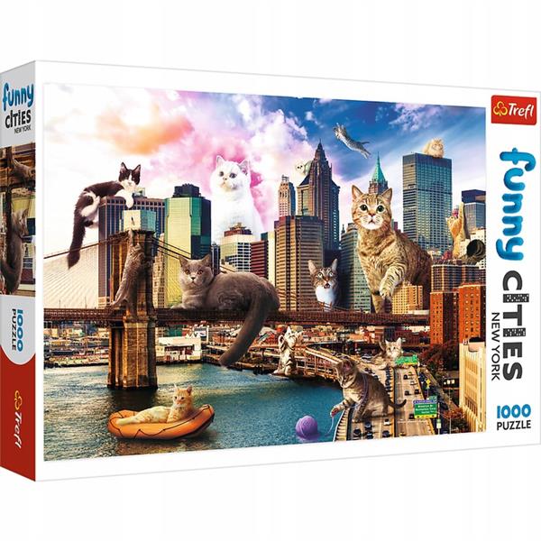 TREFL PUZZLE KOTY W NOWYM JORKU 1000 SZT