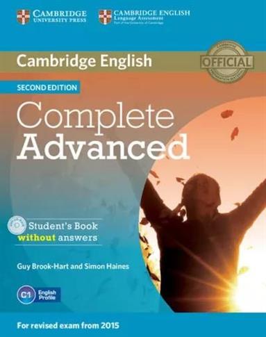 Complete Advanced Student's Book without answers +