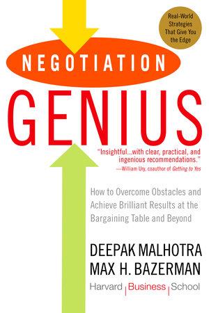 Negotiation Genius: How to Overcome Obstacles