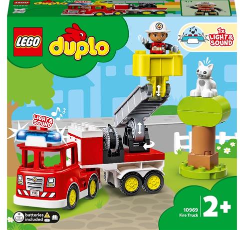 LEGO DUPLO, klocki Wóz strażacki, 10969