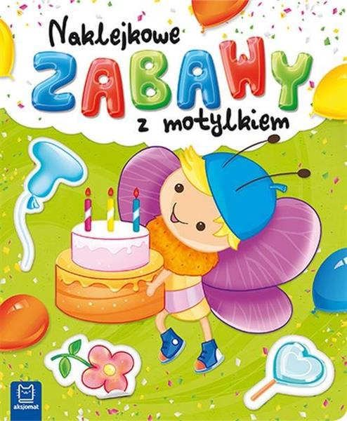 NAKLEJKOWE ZABAWY Z MOTYLKIEM