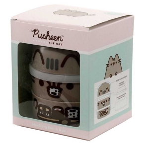 Kot Pusheen Puszin lunchbox śniadaniowka 3w1