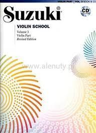 SUZUKI VIOLIN SCHOOL: VIOLIN PART & CD, VOL. 3