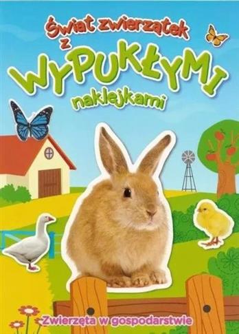 ŚWIAT ZWIERZĄTEK Z WYPUKŁYMI NAKLEJKAMI