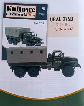 Kultowe ciężarówki PRL nr 24 = Ural 375D (11842627