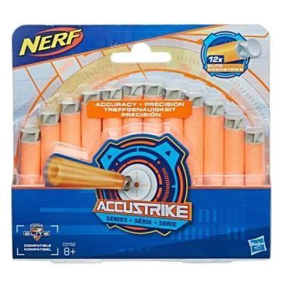 NERF, AccuStrike, strzałki, 12 sztuk, C0162