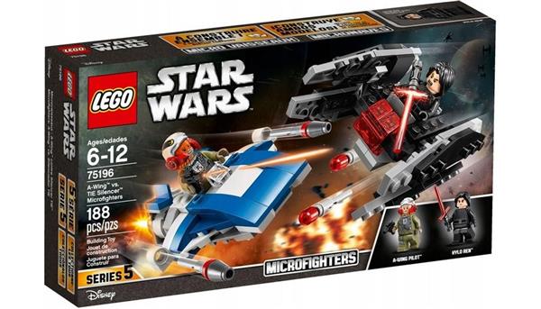 LEGO STAR WARS A-WING KONTRA TIE SILENCER 75196