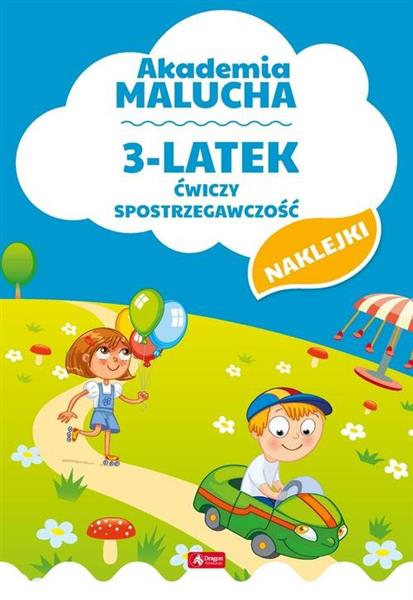 AKADEMIA MALUCHA. 3-LATEK ĆWICZY SPOSTRZEGAWCZOŚĆ