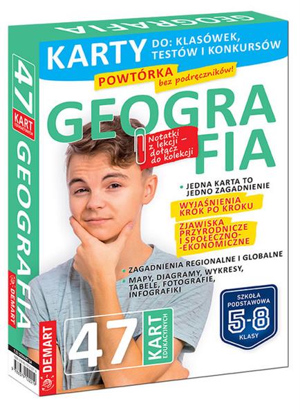 GEOGRAFIA. KARTY EDUKACYJNE. SZKOŁA PODSTAWOWA