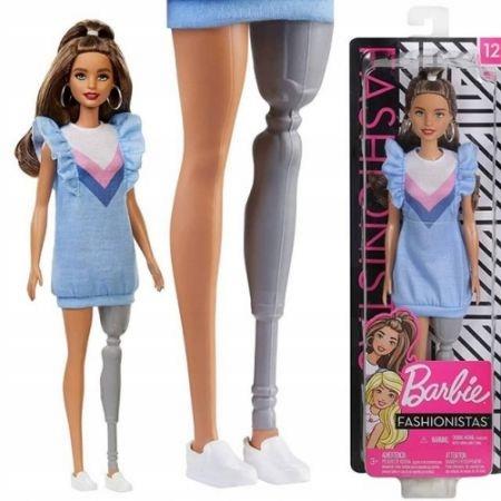 Barbie, lalka Modne przyjaciółki z protezą nogi