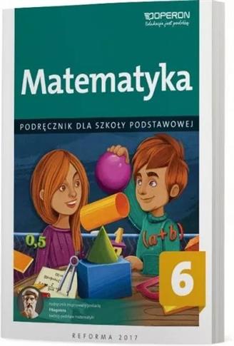 Matematyka 6. Podręcznik dla szkoły podstawowej