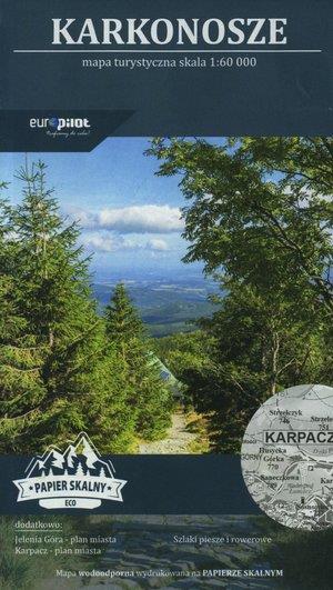 KARKONOSZE. MAPA TURYSTYCZNA ECO W SKALI 1:60 000