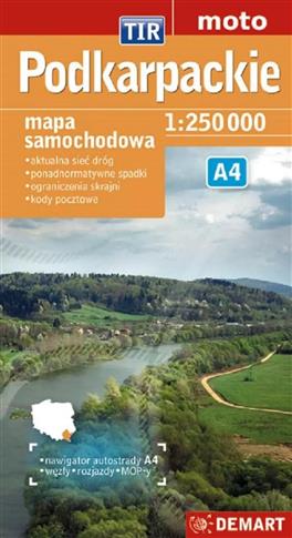 Podkarpackie TIR - mapa dla zawodowców