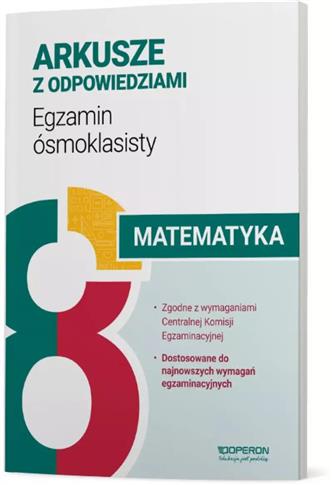 Matematyka. Arkusze z odpowiedziami. Egzamin ósmok