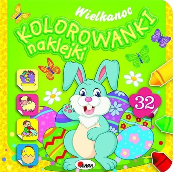 WIELKANOC KOLOROWANKI NAKLEJKI