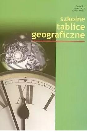 Szkolne tablice geograficzne.