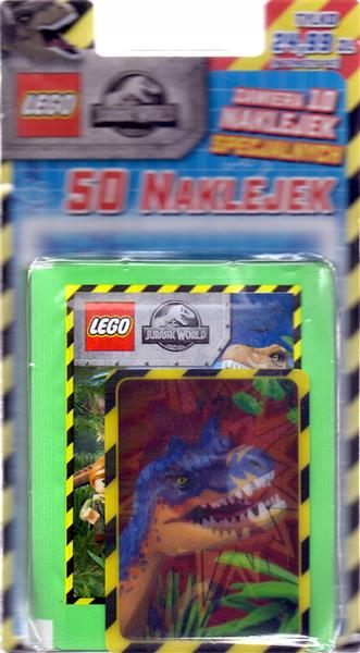 LEGO JURASSIC WORLD. 50 NAKLEJEK + SUPERKARTA 3D.