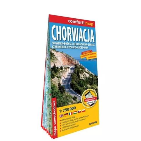 Comfort! map Chorwacja, mapa 1:750 000