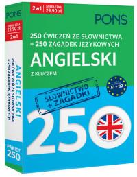 250 ĆWICZEŃ/250 ZAGADEK SŁOWNICTWO. ANGIELSKI