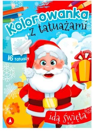 KOLOROWANKA Z TATUAŻAMI. IDĄ ŚWIĘTA