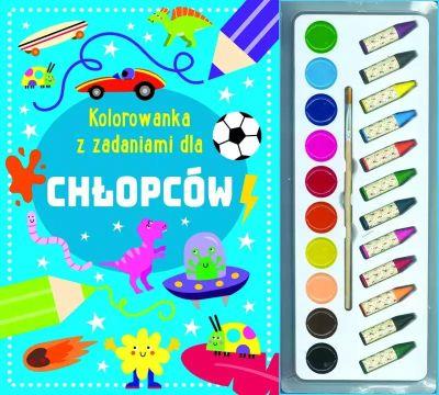 KOLOROWANKA Z ZADANIAMI DLA CHŁOPCÓW