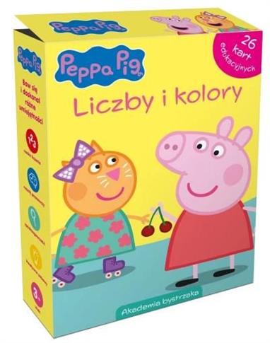 Świnka Peppa. 123. Karty edukacyjne w pudełku