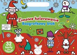 ZIMOWE KOLOROWANIE. BAZGROŁKOWY BLOK