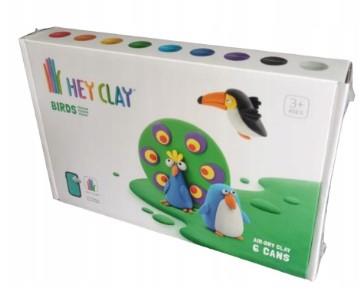 HEY CLAY Masa plastyczna BIRDS ciastolina PTAKI 6