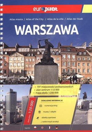 WARSZAWA. EUROPILOT. ATLAS MIASTA W 1:20 000