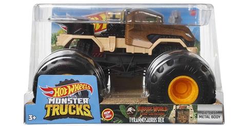 Hot Wheels, Monster Trucks, pojazd Jurassic World