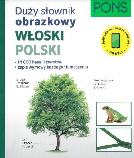 DUŻY SŁOWNIK OBRAZKOWY. WŁOSKI