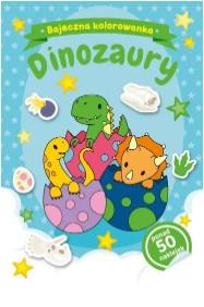 Bajeczna kolorowanka. Dinozaury