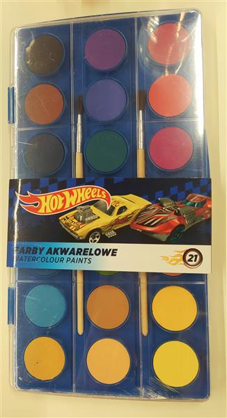 FARBY AKWARELOWE HOTWHEELS