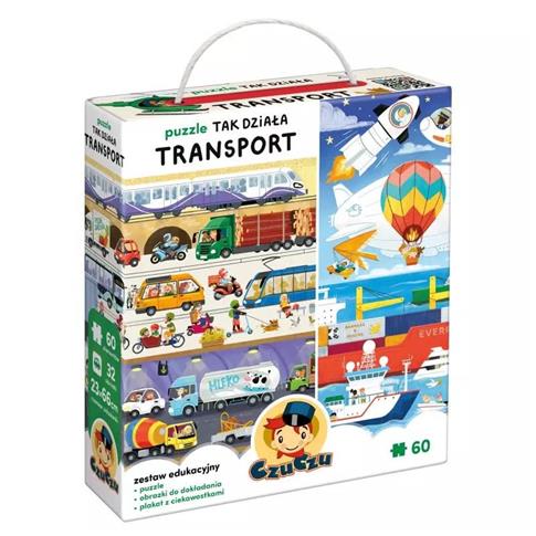 Puzzle Tak działa transport CzuCzu