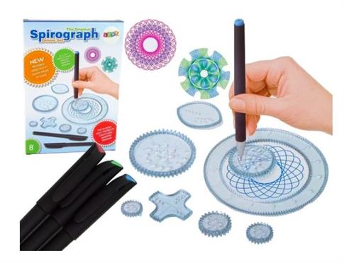 Zestaw Edukacyjny Spirograf Pisaki Import LEANToys