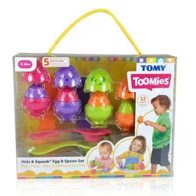 Tomy Infant, zabawka edukacyjna Jajeczka z łyżeczk