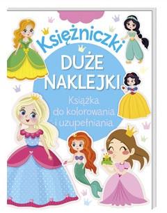Księżniczki. Duże naklejki