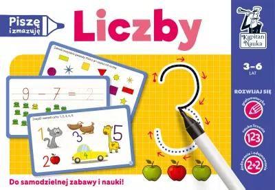 Liczby. Piszę i zmazuję. Kapitan Nauka wyd. 4