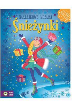 NAKLEJKOWE MOZAIKI ŚNIEŻYNKI