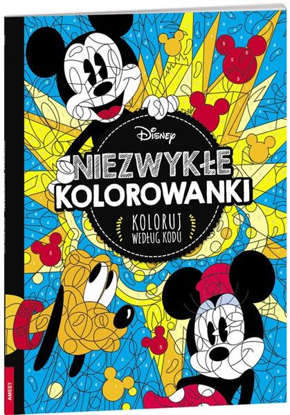 DISNEY. NIEZWYKŁE KOLOROWANKI KOLORUJ WEDŁUG KODU