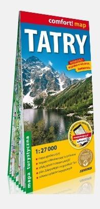 TATRY; LAMINOWANA MAPA TURYSTYCZNA 1:27 000