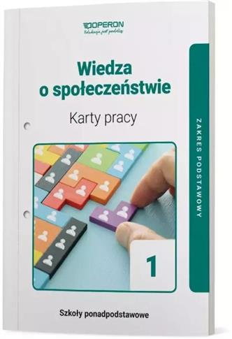 Wiedza o społeczeństwie 1. Karty pracy ucznia dla