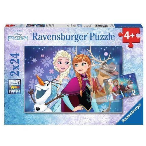 PUZZLE 2X24EL FROZEN ZORZA POLARNA 090747 RAVENSBU