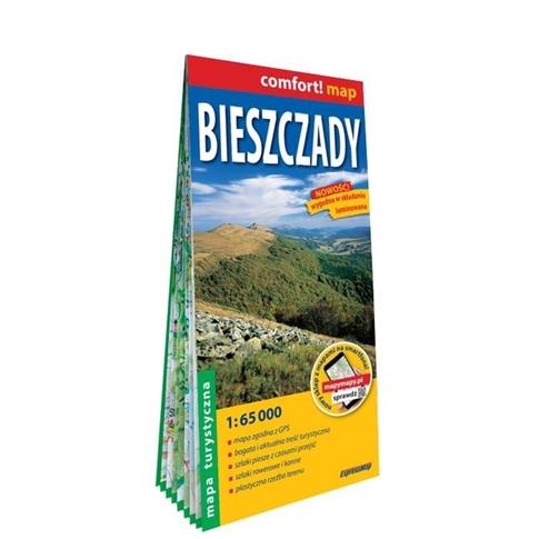 comfort!map Mapa turystyczna Bieszczady 1:65 000