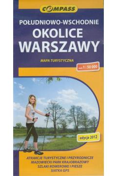 POŁUDNIOWO WSCHODNIE OKOLICE WARSZAWY MAPA TURYSTY