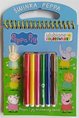 PEPPA PIG ULUBIONE KOLOROWANKI CZ. 1 PEPPA I JEJ M